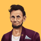 Abraham Lincoln looking fresh.
